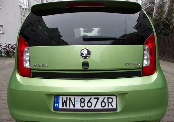 Skoda Citigo cena 24900 przebieg: 58000, rok produkcji 2012 z Warszawa małe 67